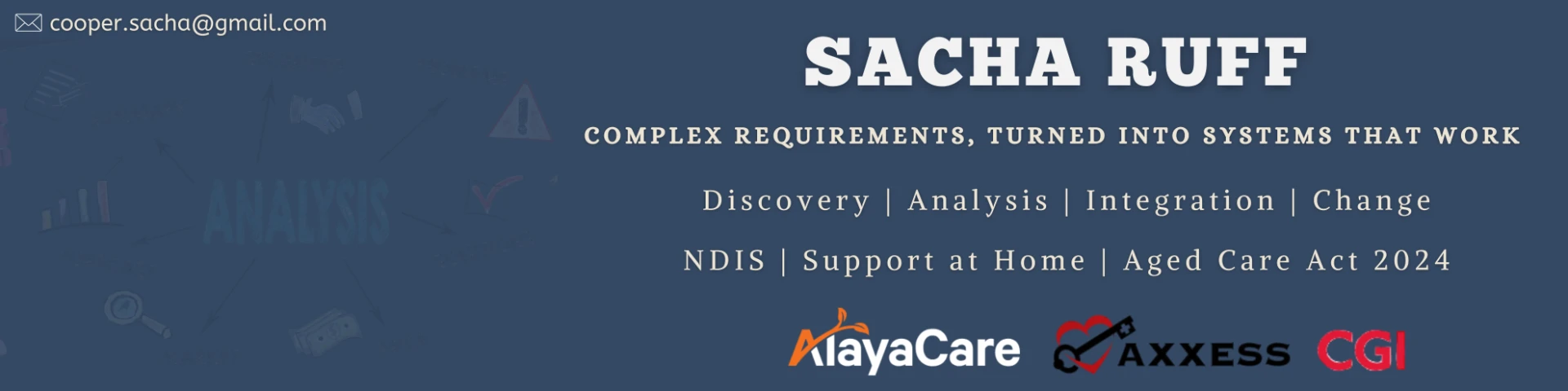 Sacha: Name-led banner